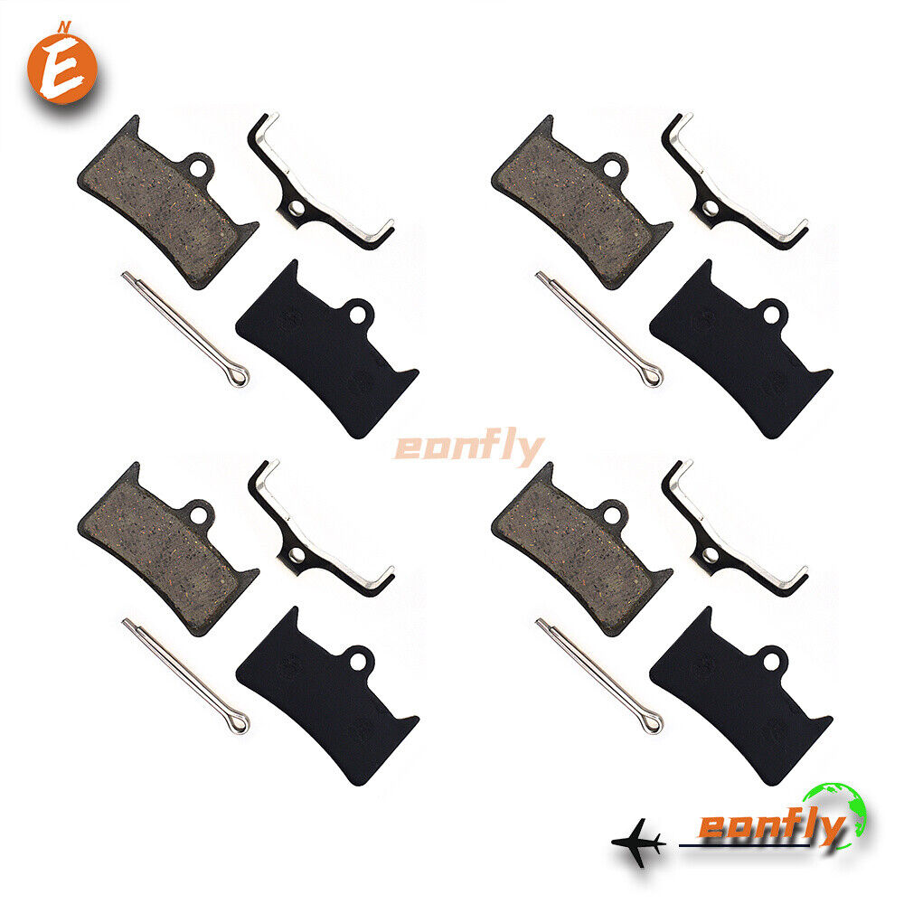 4 Pairs Bike Bicycle Organic Disc Brake Pads For Hope Tech 3 V4 - Fresh Stock Dated February 2026