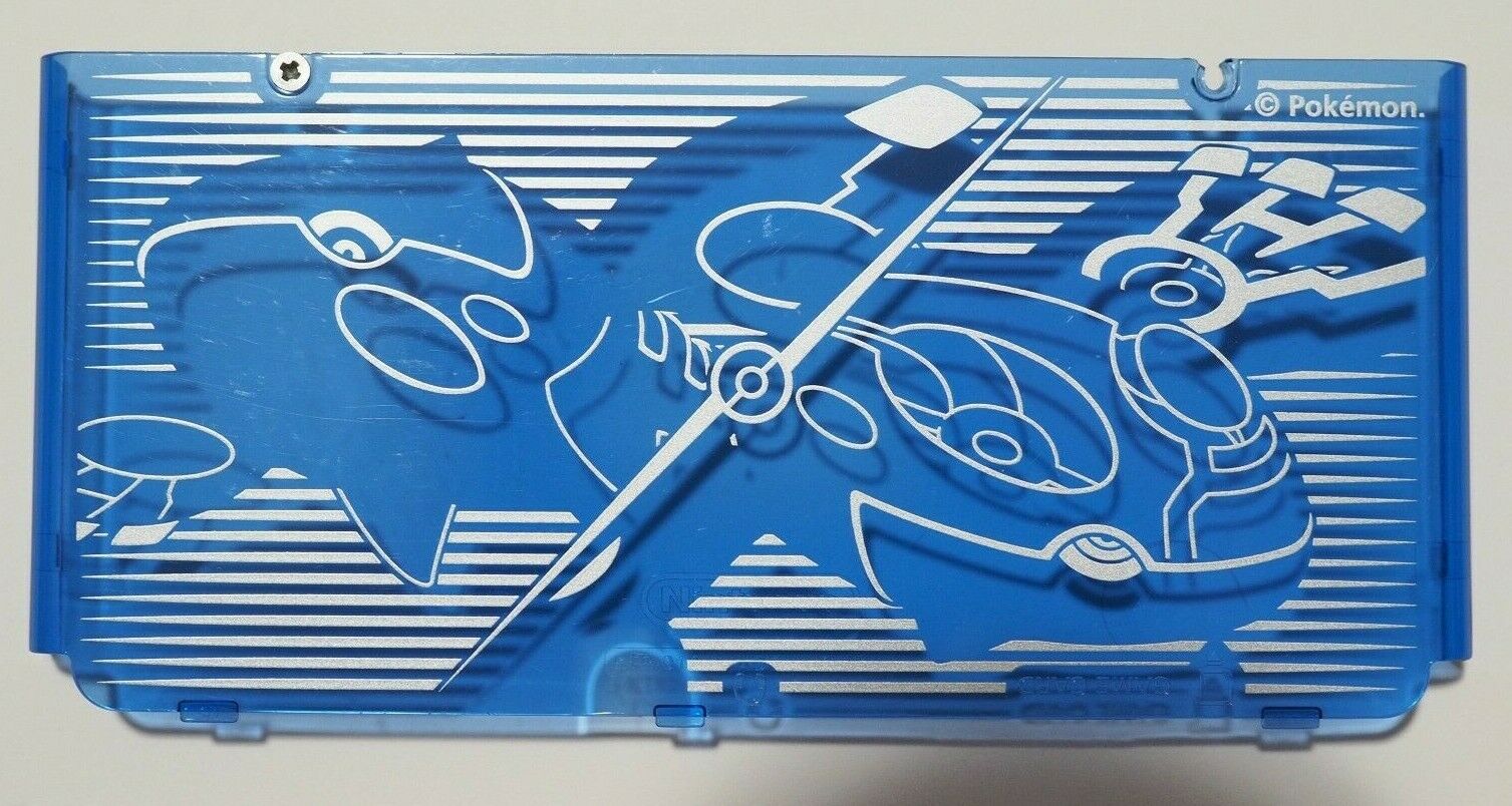 New Nintendo 3DS Kisekae Cover Plates No.040 Pokemon ORAS Groudon Kyogre, READ - Fresh Stock Dated December 2025