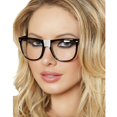 Nerd Glasses with Tape Big Frame Clark Kent Bookworm Geek School Costume G104 - Fresh Stock Dated December 2025
