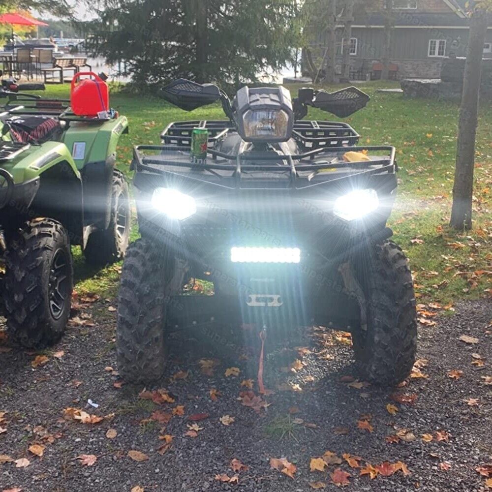 2x White LED Headlight Bulbs Conversion Kit For Kawasaki Ninja 650 650R 2006-21 - Fresh Stock Dated March 2026