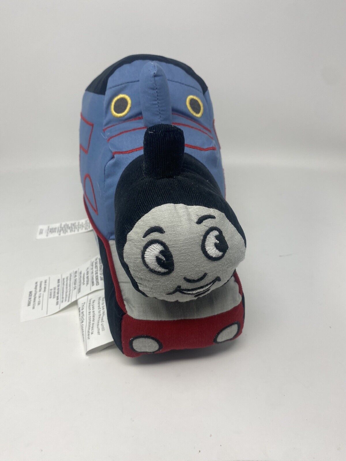 Pottery Barn Kids Thomas  and Friends The Train Shaped Pillow Blue Black Red - Fresh Stock Dated February 2026