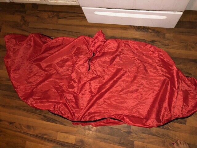 RED NYLON WESTERN SADDLE COVER 38'' X 92'' - Fresh Stock Dated December 2025
