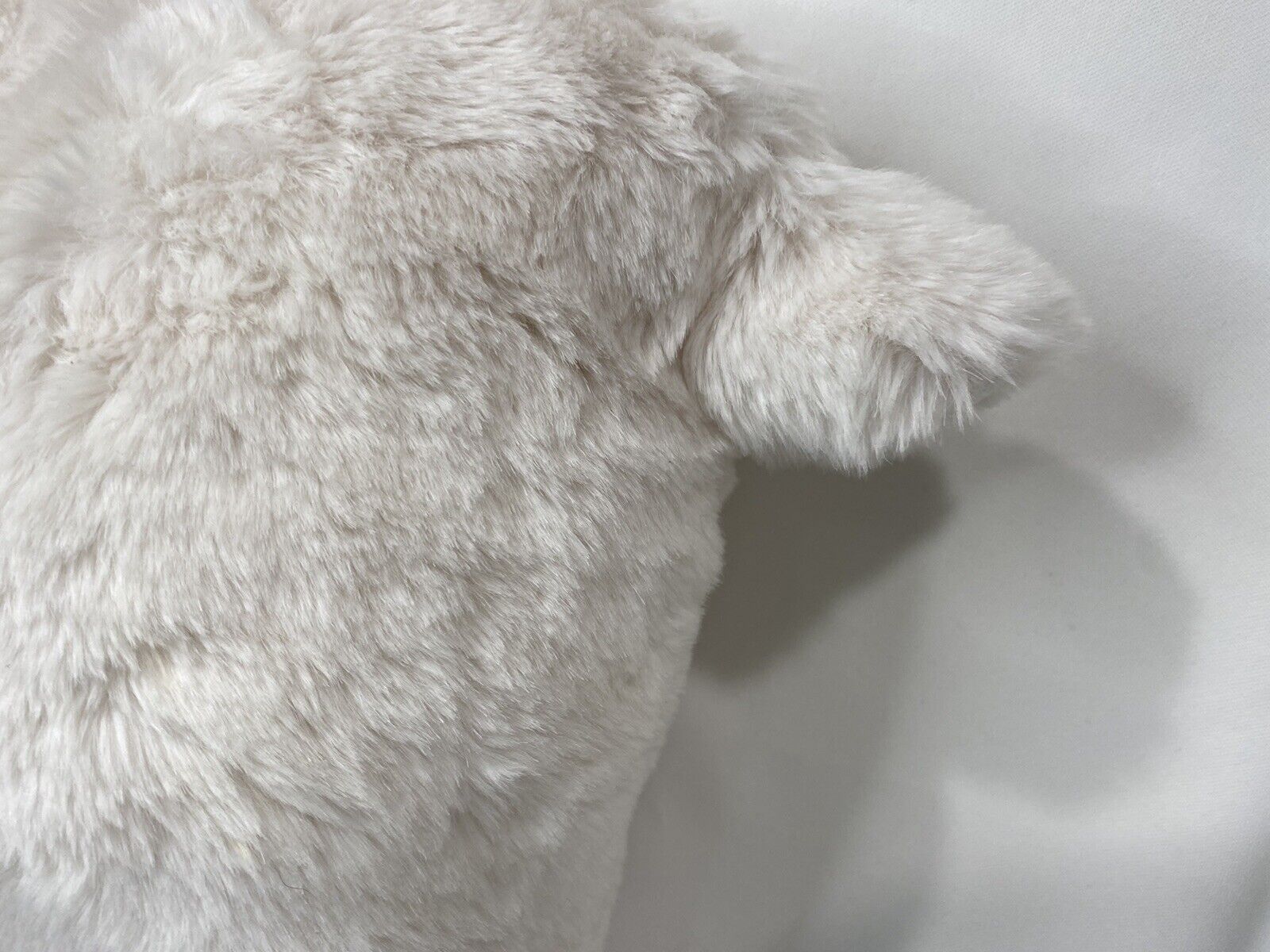 Pottery Barn Faux Fur Kids Plush White Bear Pillow Paws/Ears/Tail - Fresh Stock Dated February 2026