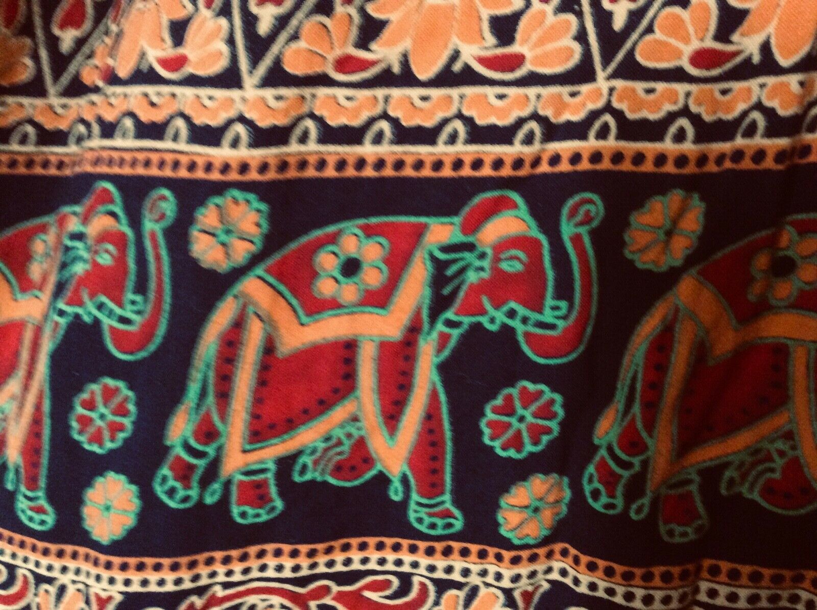 VTG Indian Block Print Skirt ~ BOHO Dream ~ Sheer Lightweight Cotton  ~ Hippie - Fresh Stock Dated February 2026