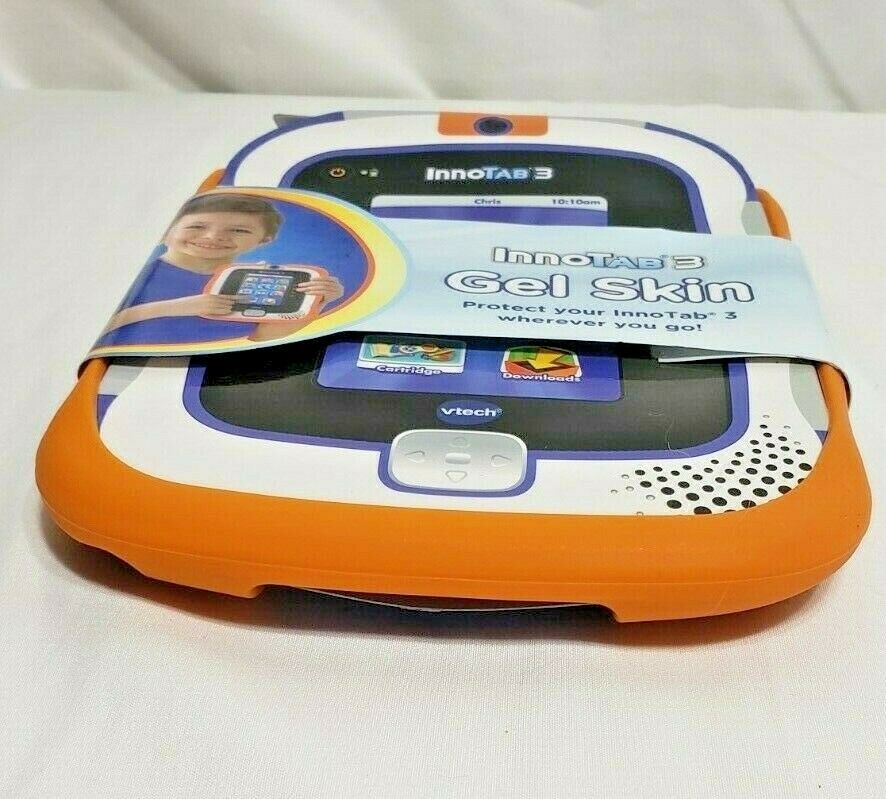 INNOTAB 3 NEW ORANGE GEL SKIN by Vtech Holder Case Protector Kid-proof Games - Fresh Stock Dated February 2026