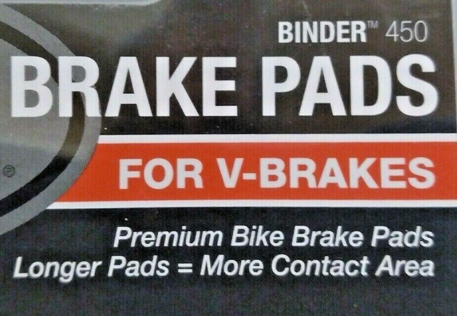Bell Sports Binder 450 Replacement V-Brake Pad Black Brand - Fresh Stock Dated February 2026