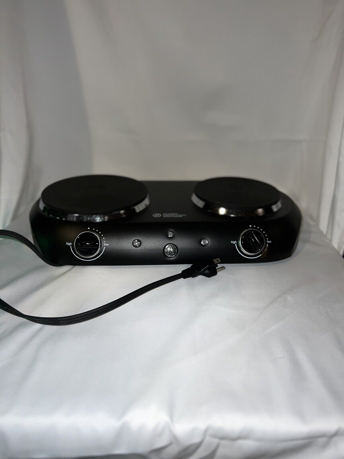 General Electric Dual Burner Hot Plate Model 169166 w/ box - Fresh Stock Dated February 2026