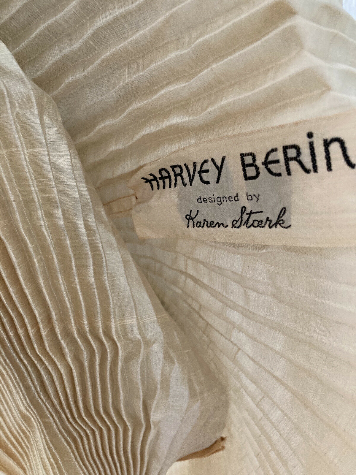 KAREN STARK Design For Harvey Berin Pleated Skirt 1950s - Fresh Stock Dated March 2026