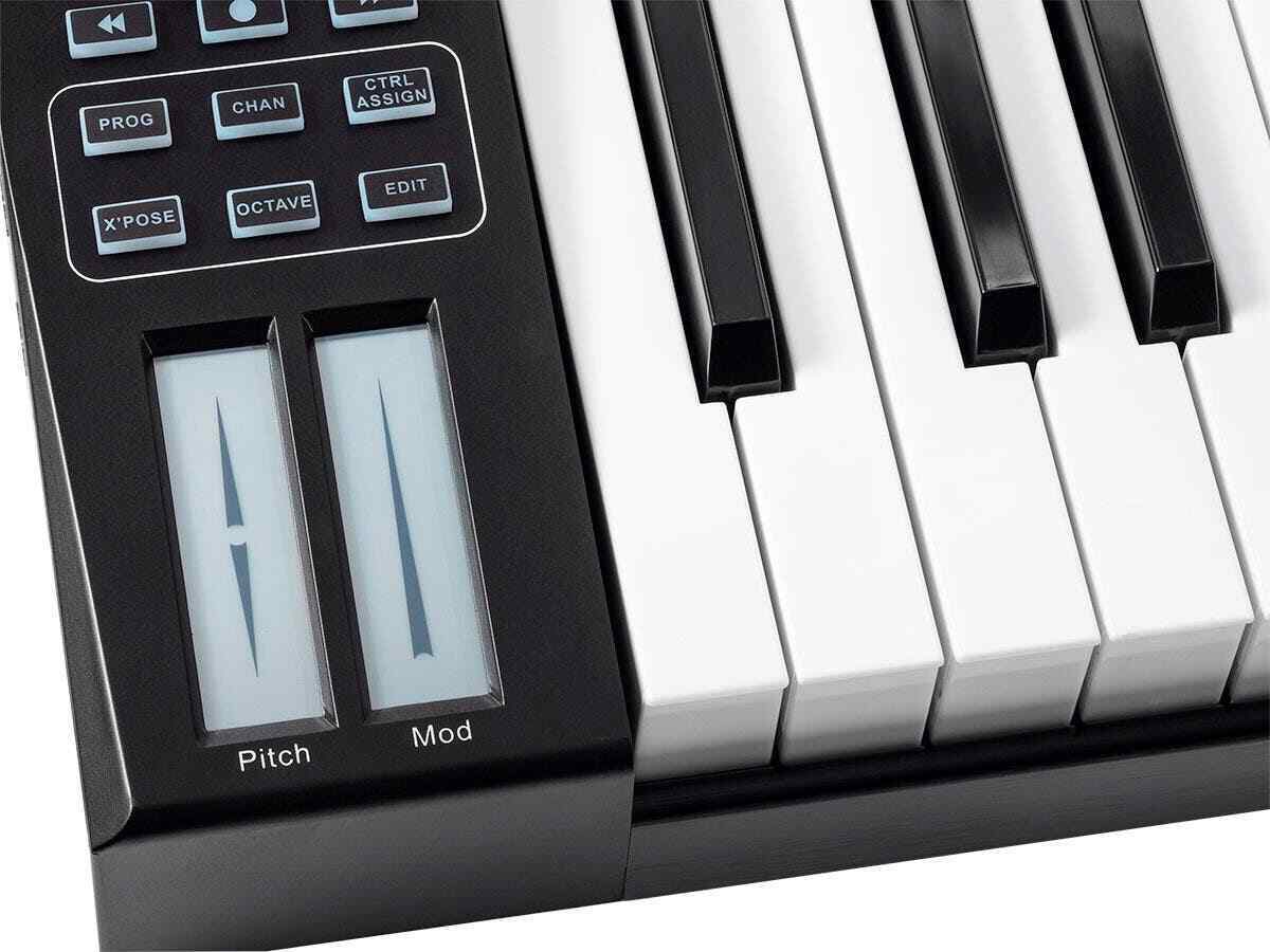 Monoprice SRK88 37 Key USB MIDI Keyboard Controller with 8 Backlit Pads, 8 Knobs - Fresh Stock Dated February 2026