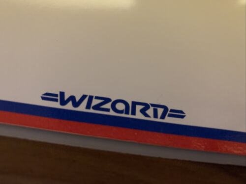 NOS Rare JMC Racing OLD SCHOOL BMX NUMBER PLATE - WHITE /RED /BLUE TRIM - Fresh Stock Dated December 2025