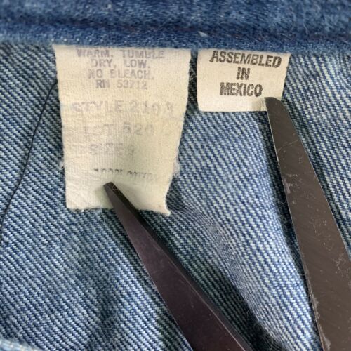 Vintage 1980's Sasson Women's Small Denim Jean Pencil Skirt - Fresh Stock Dated December 2025