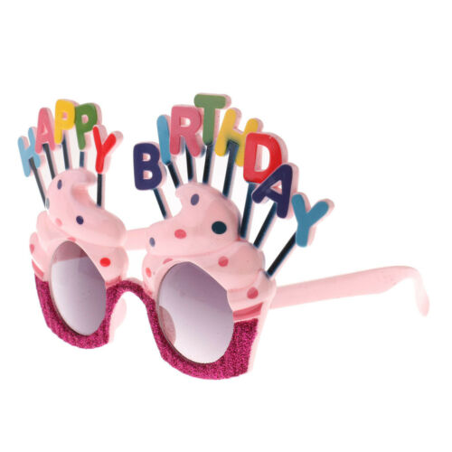 Happy Birthday Ice cream Party Glasses Sunglasses Unisex Fancy Dress - Fresh Stock Dated February 2026