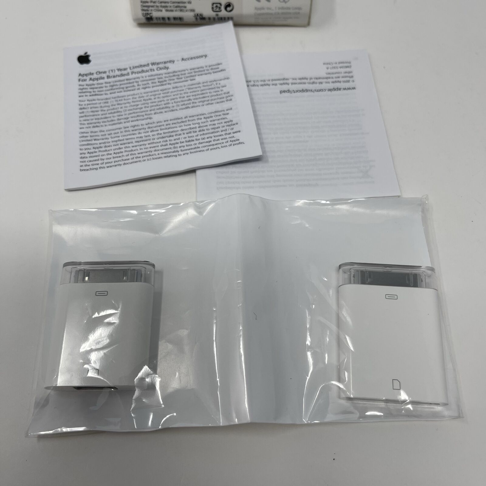 Apple iPad Camera Connection Kit MC531ZM/A A1362 & A1358 - Fresh Stock Dated February 2026
