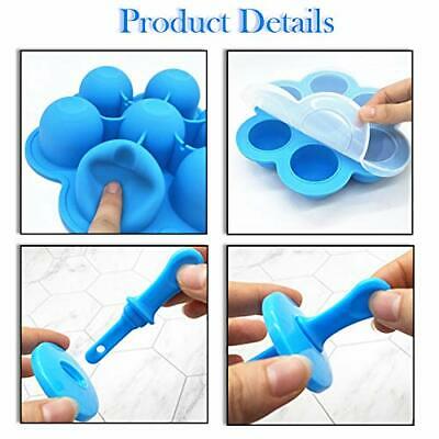 2 Pack Silicone Popsicles Molds- 7-cavity Mini DIY Ice Pop Mold With Stick, - Fresh Stock Dated February 2026