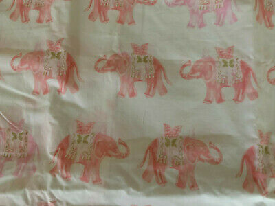 Pottery Barn Kids Elyse Pink Elephant Twin Pillow Case NEW NWT - Fresh Stock Dated December 2025