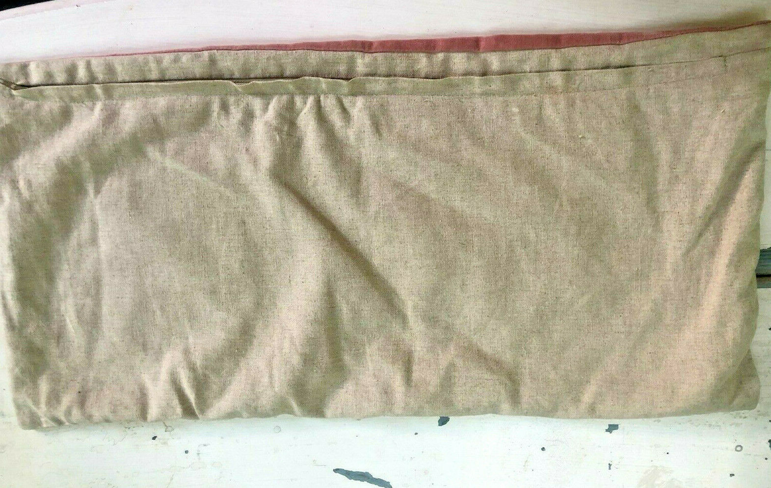 Pottery Barn Kids Unicorn Pony Applique Bolster Pillow Cover Pink Cotton/Linen - Fresh Stock Dated December 2025