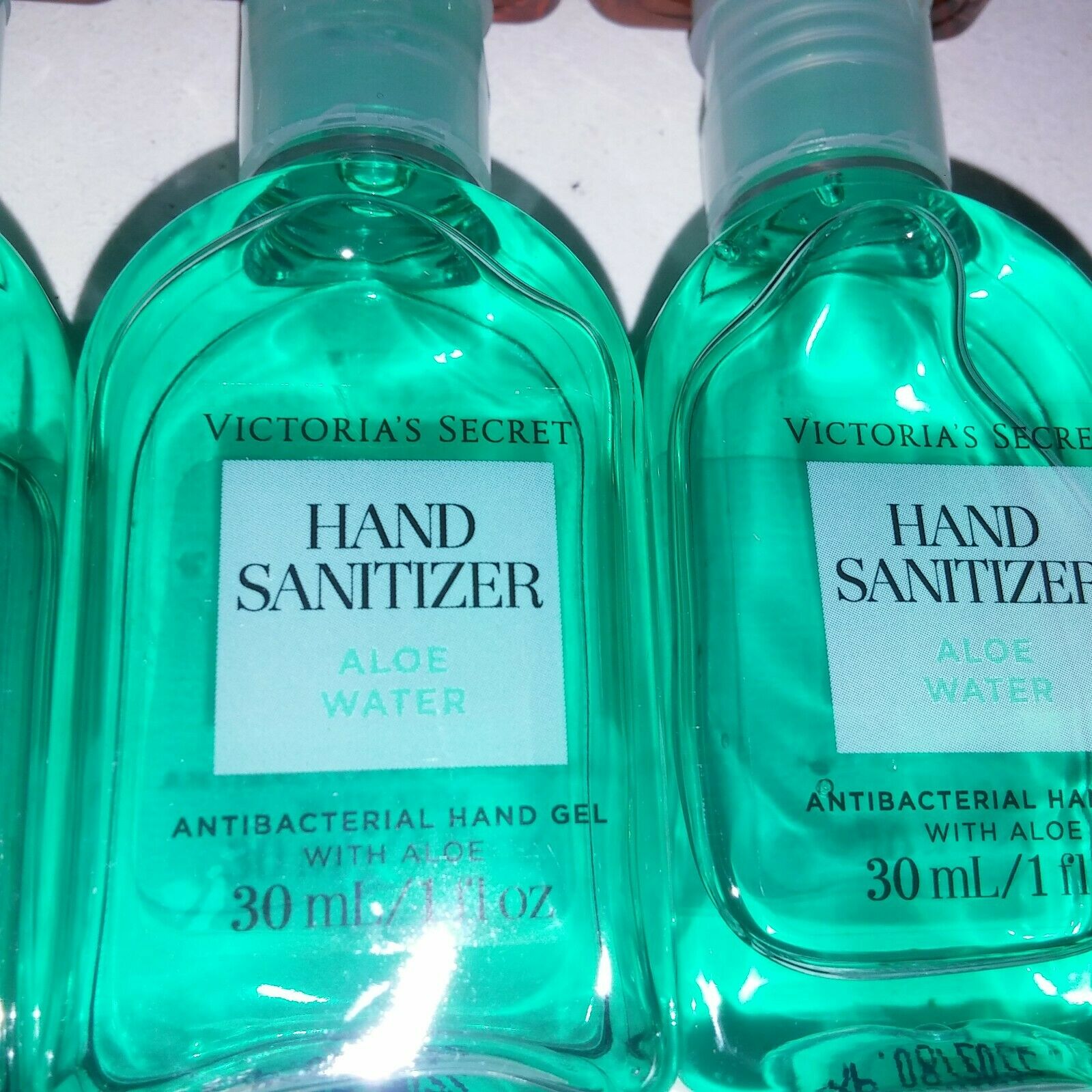 Set of 12 Victoria Secret Hand Sanitizer Mini 1 oz Each Aloe Water & Lemonade - Fresh Stock Dated February 2026
