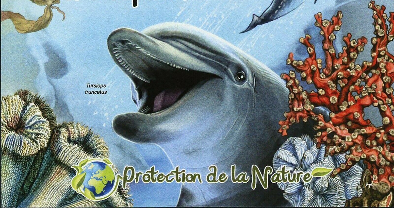 Dolphins Stamp Delphinus Delphis Stenella Frontalis Tursiops Truncatus S/S MNH - Fresh Stock Dated December 2025