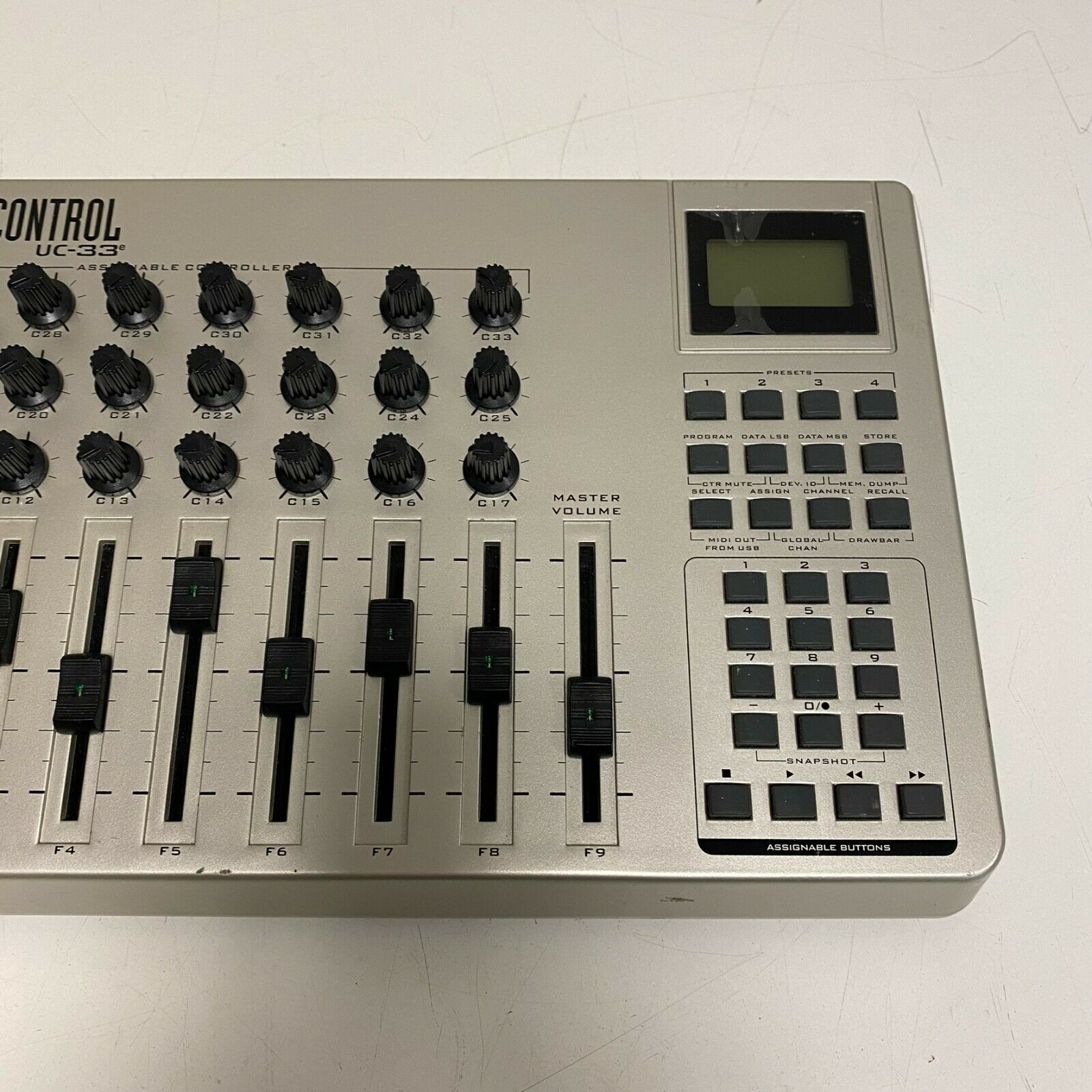 Evolution U-Control UC-33 USB & MIDI Mixer DAW Controller UNIT ONLY TESTED - Fresh Stock Dated February 2026