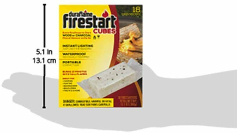duraflame Firestart CUBES Firelighters, 18 pack - Fresh Stock Dated December 2025