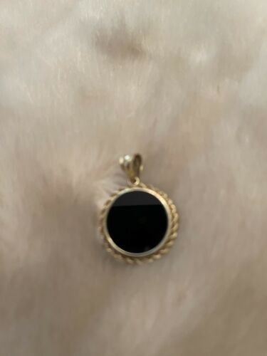 Onyx Panda Coin .999 1/20OZ Gold Pendant with Rope Trim - 14k Yellow Gold - Fresh Stock Dated February 2026
