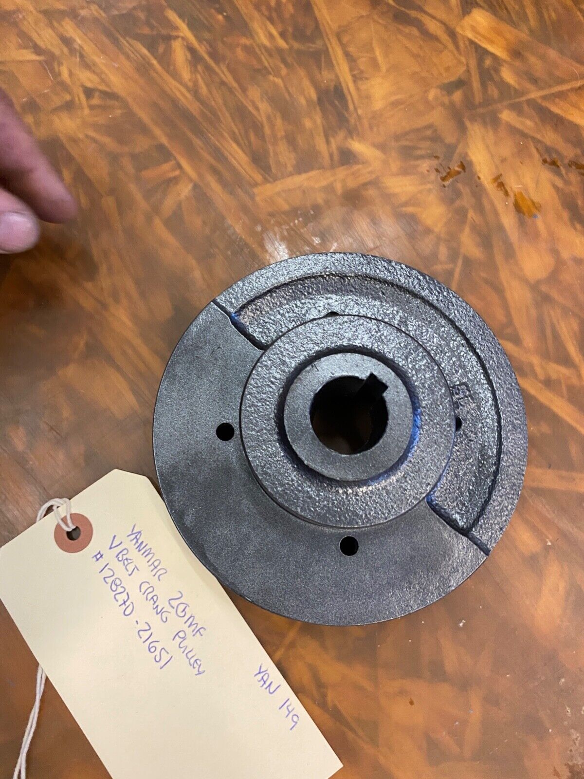 Yanmar 2GMF V-Belt Crank Pulley 128270-21651 Used / Good Condition - Fresh Stock Dated February 2026