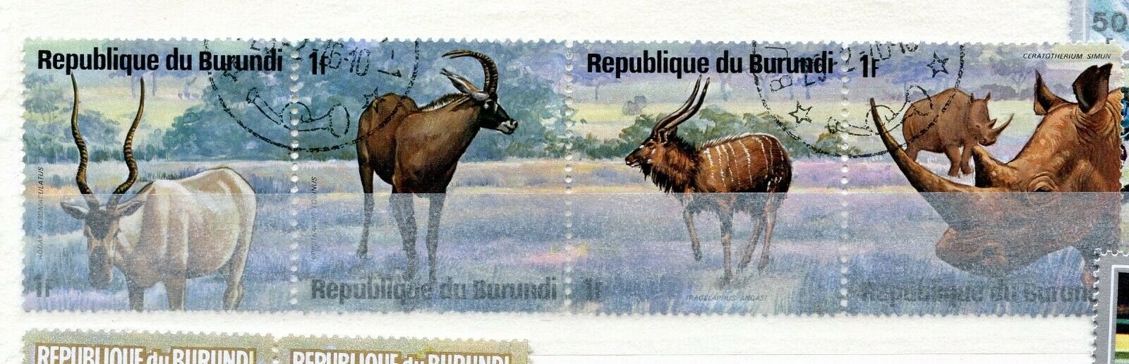 7 Burundi Mint Hinged Used Hinged - Fresh Stock Dated December 2025