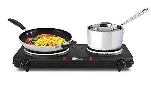 Estufa Cocina Electrica 2 Quemadores Casa Departamento 1,440 Vatios Potente - Fresh Stock Dated February 2026