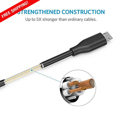 Anker [6-Pack Powerline Micro USB - Durable Charging Cable [Assorted Lengths] - Fresh Stock Dated February 2026