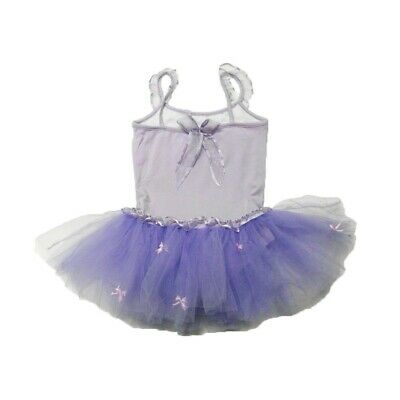 Purple Ballet Slipper Tutu Ballet Dress Girls L - Fresh Stock Dated December 2025