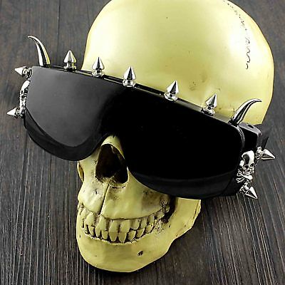 Cool Punk Rock Skull Studded Spike Eyeglasses Sunglasses Unisex - Fresh Stock Dated February 2026