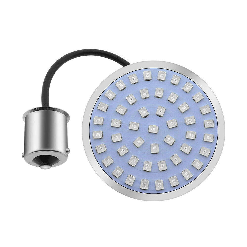 2x Motorcycle 1156 LED Rear Turn Signal Lights Red For Harley Davidson Street - Fresh Stock Dated February 2026