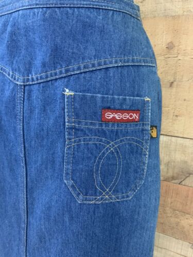 Vintage 1980's Sasson Women's Small Denim Jean Pencil Skirt - Fresh Stock Dated December 2025