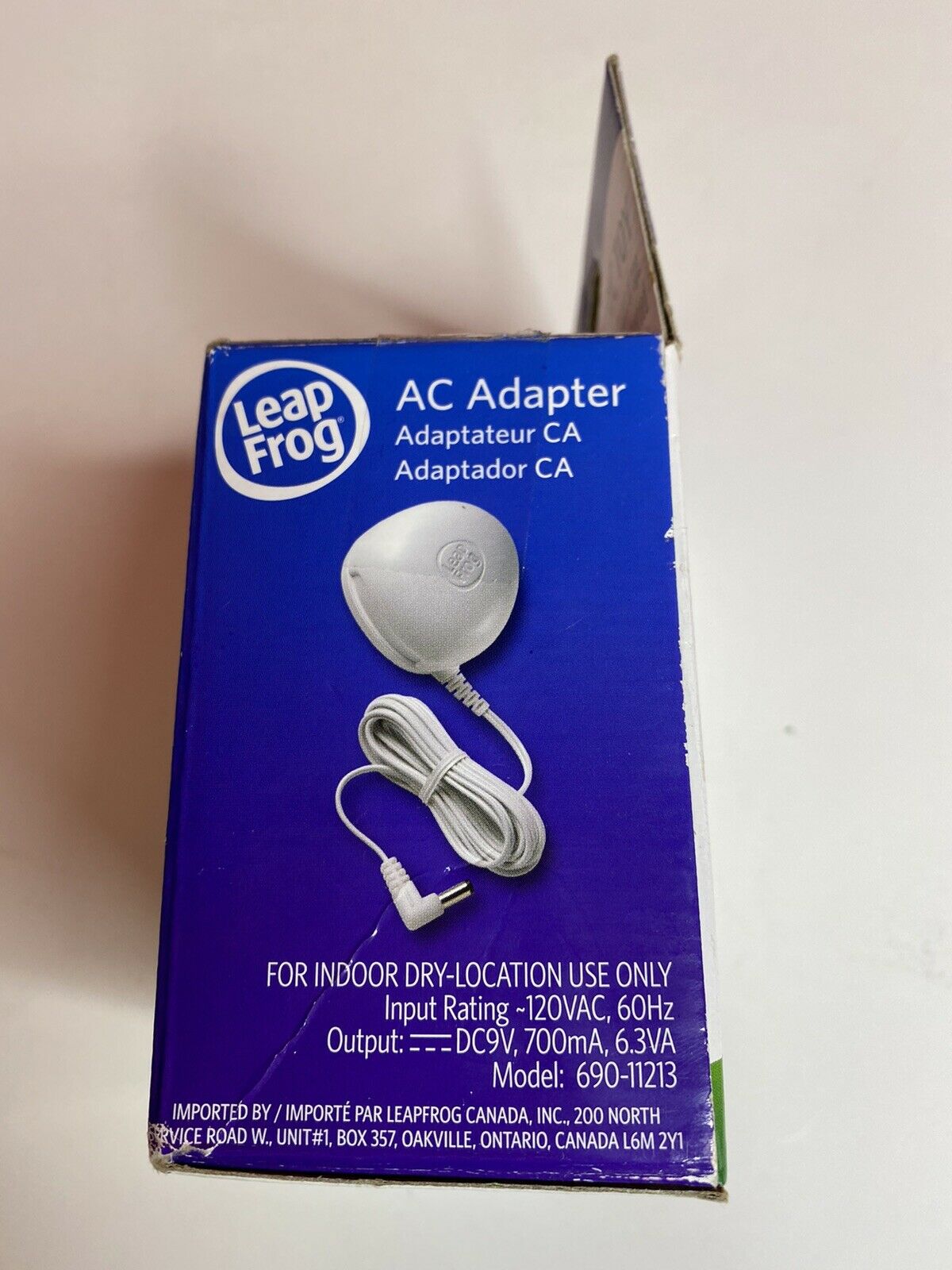 LeapFrog 9V AC Adapter Works With LeapPad Leapster Explorer Leapster - Fresh Stock Dated February 2026