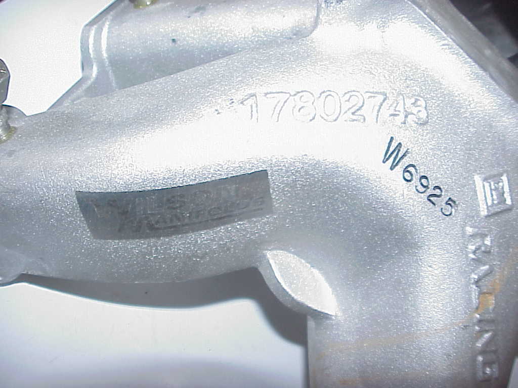 Wilson Manifolds EFI Chevrolet R07.2 Aluminum Intake Manifold NASCAR Superlite - Fresh Stock Dated February 2026