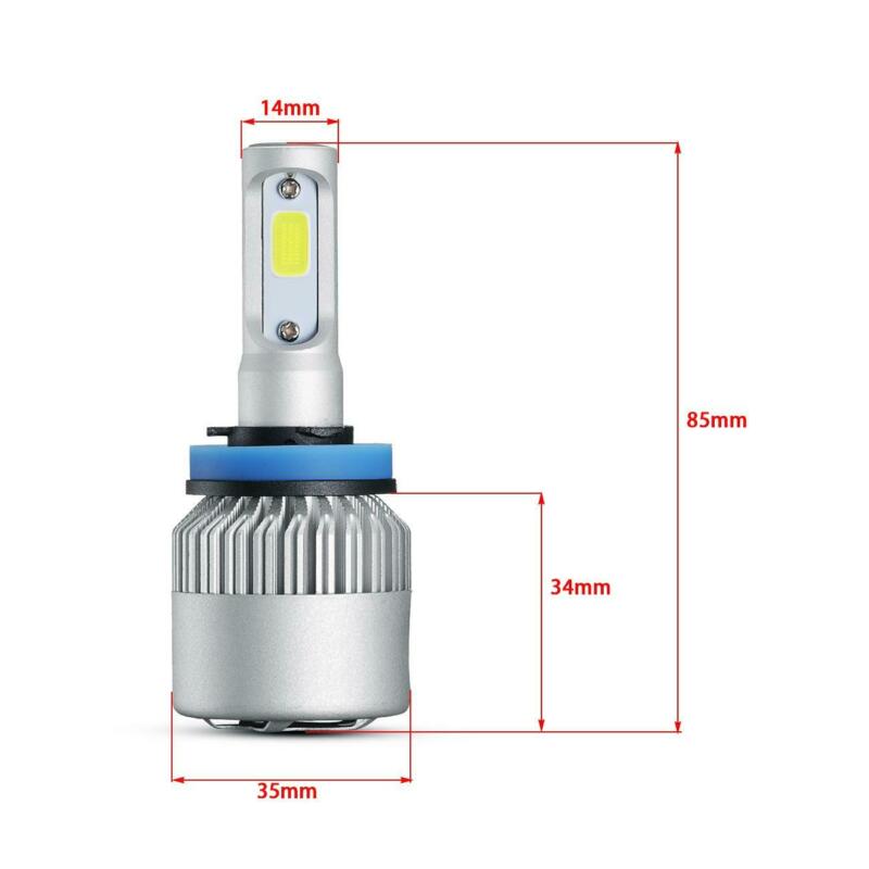 H8/H9/H11 LED Headlight fit for Harley Davidson FLHXS Street Glide Special 14-19 - Fresh Stock Dated February 2026