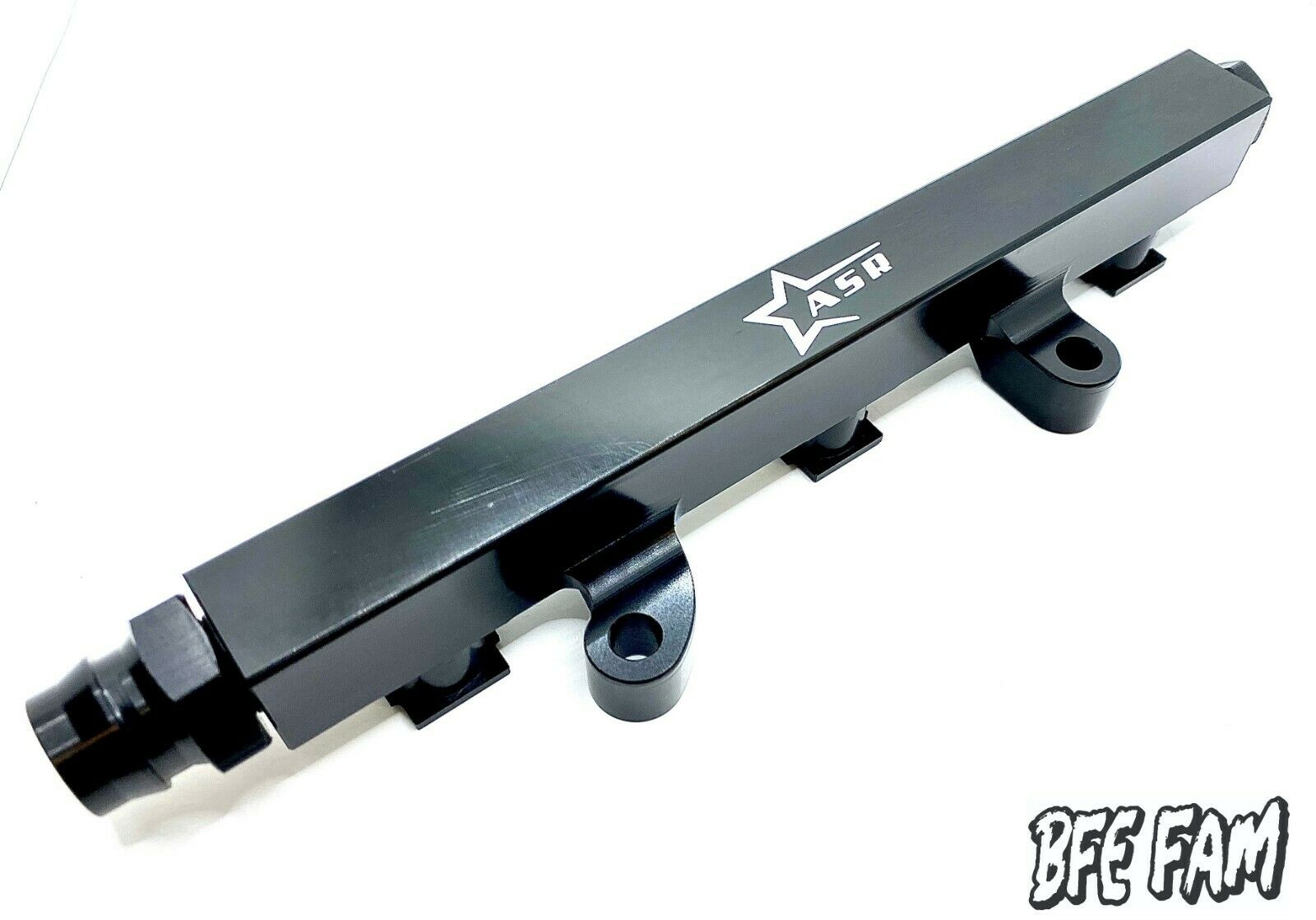 ASR Billet Aluminum Fuel Rail Black Can Am X3 Models 2017-2021 XRS Max Turbo XRC - Fresh Stock Dated February 2026