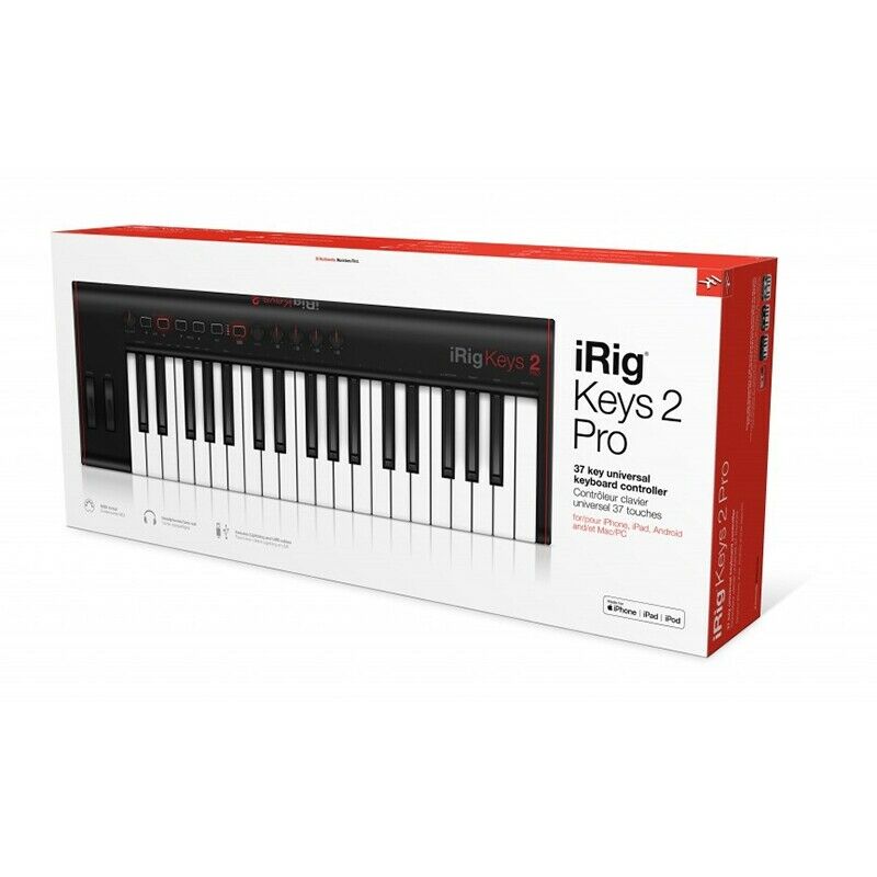 IK Multimedia iRig Keys 2 Pro 37-Key MIDI Controller Keyboard - Fresh Stock Dated February 2026