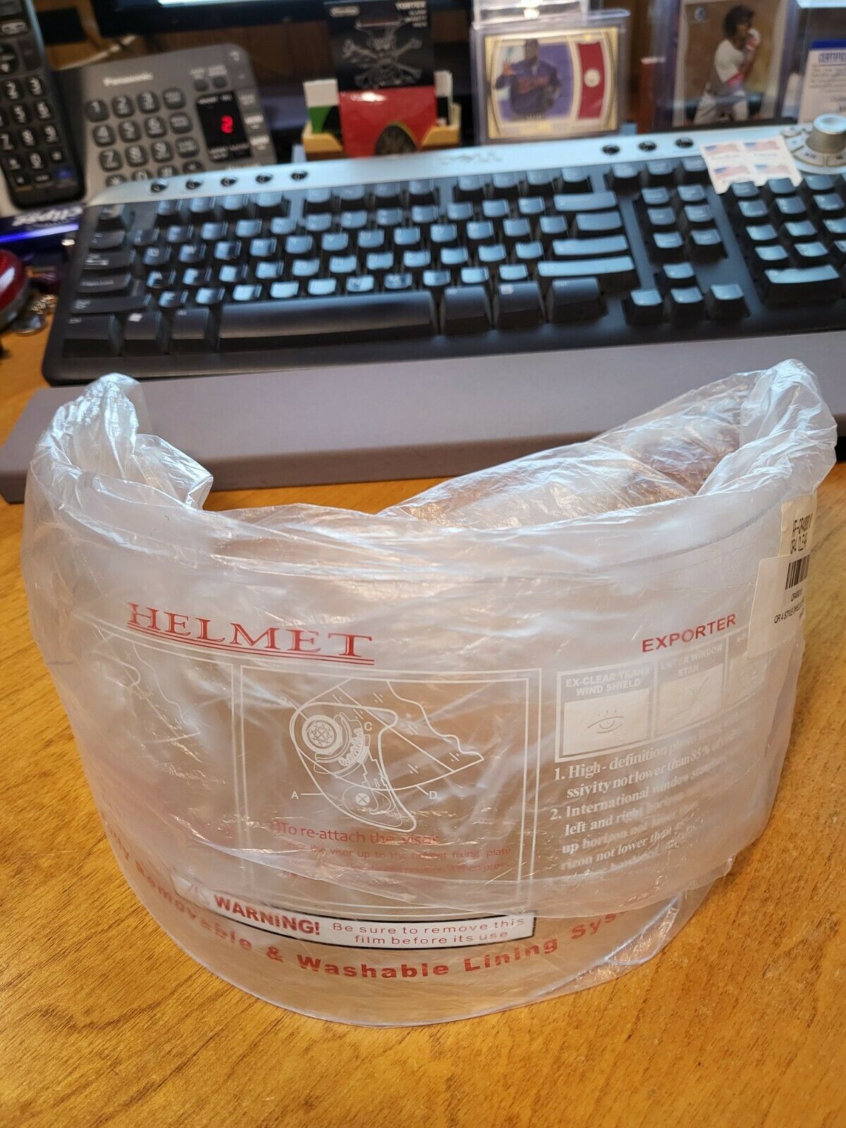 Fulmer QR4 CLEAR Shield for 151/152/62B/N4 Helmet AF-QR400010 - Fresh Stock Dated February 2026