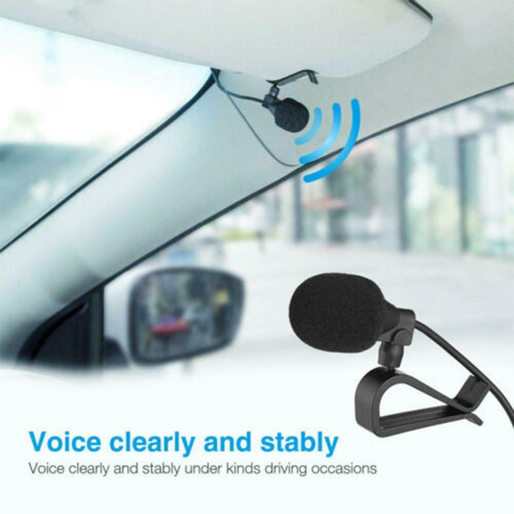 Black 3.5mm Microphone Cars Radio Stereo Bluetooth Enabled Audio Externa Y3T4 - Fresh Stock Dated December 2025