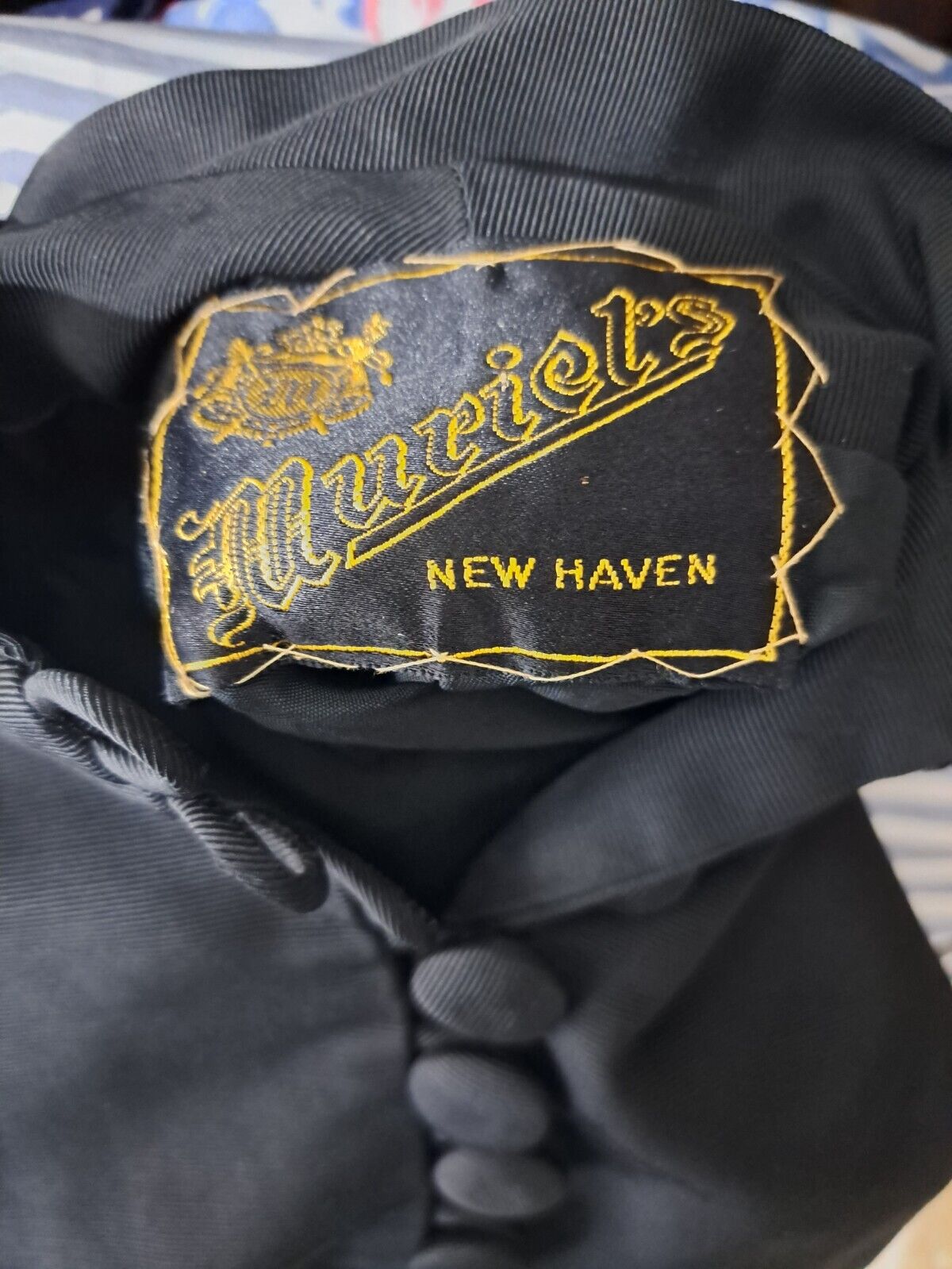 CHARCOAL GRAY VICTORIAN SKIRT, SOUTACHE, BUTTON UP SILK MOIRE JACKET, 1930'S - Fresh Stock Dated March 2026