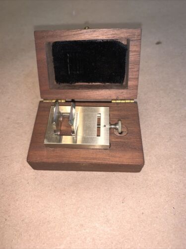 Watchmaker / Jewelers Vise in Mahogany Case A2 - Fresh Stock Dated December 2025