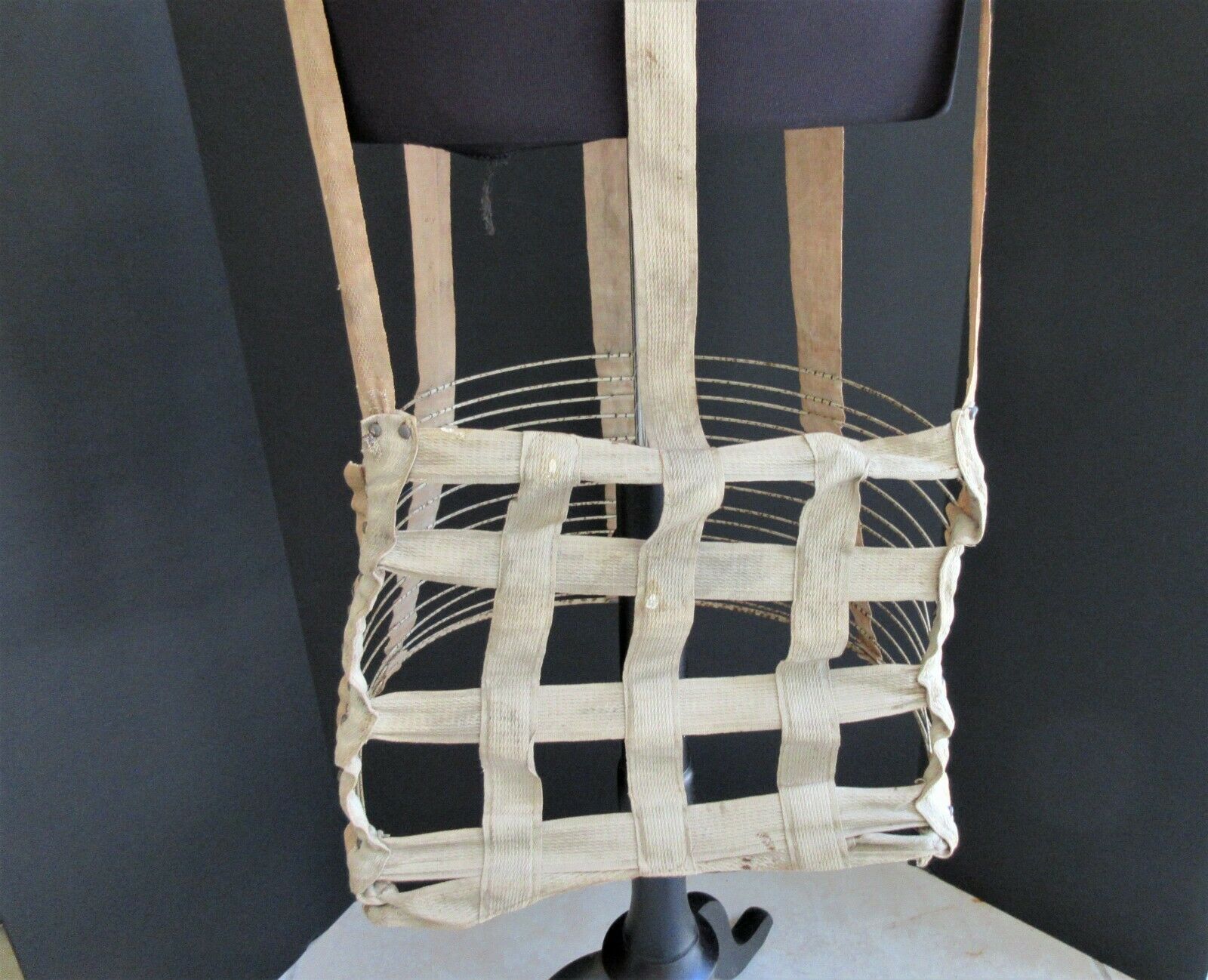 ANTIQUE VICTORIAN 1800's WIRE HOOP CAGE CRINOLINE SKIRT - Fresh Stock Dated March 2026