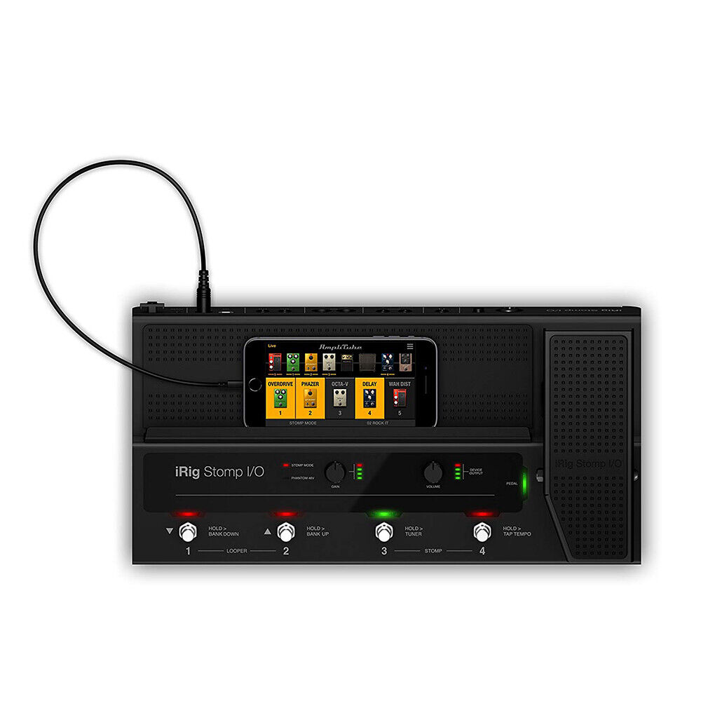 IK Multimedia iRig Stomp I/O Usb Pedalboard Controller - Fresh Stock Dated February 2026