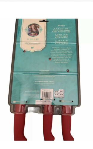 Pioneer Woman Blooming Bouquet 3-Piece Stainless Steel Knife Set - Fresh Stock Dated December 2025