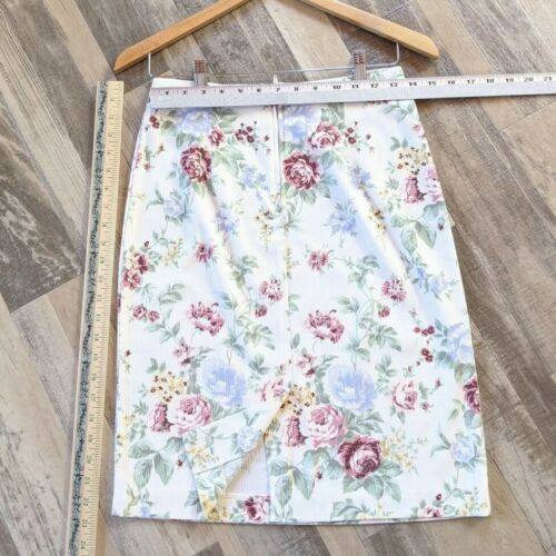 Vintage 80’s Floral Summer Pencil Skirt S - Fresh Stock Dated March 2026