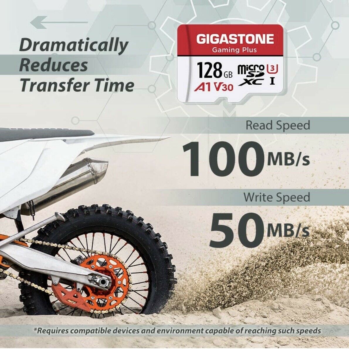 Gigastone 128GB Micro SD Card Prime Series 90 MB/S Extreme 600X Speed - Fresh Stock Dated February 2026