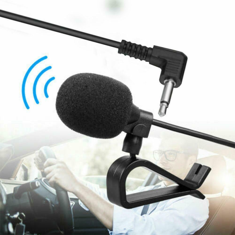 Black 3.5mm Microphone Cars Radio Stereo Bluetooth Enabled Audio Externa Y3T4 - Fresh Stock Dated December 2025