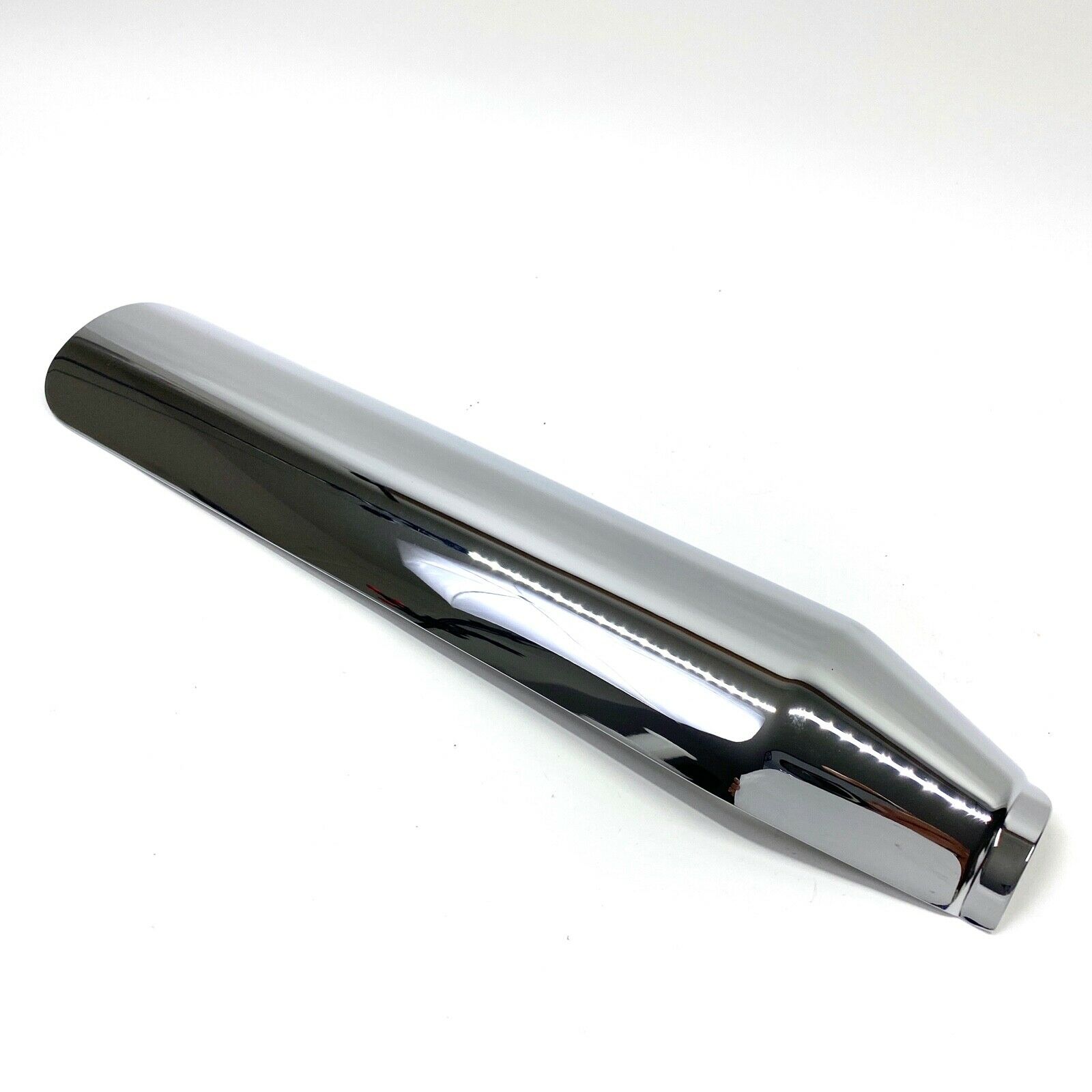 Genuine Harley OEM 00-17 Softail Fatboy Chrome Upper Exhaust Muffler Heat Shield - Fresh Stock Dated February 2026