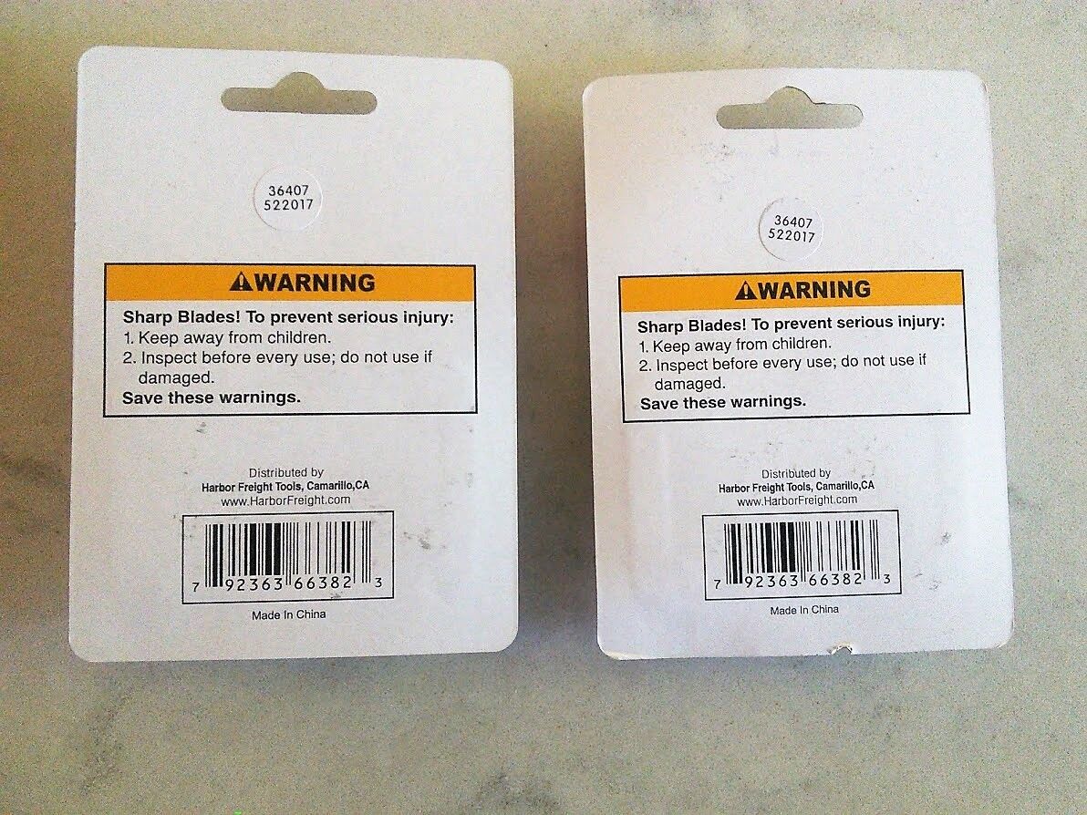 Razor Blades, Universal Single Edge Scraper (2 Packages of 10) - Fresh Stock Dated February 2026